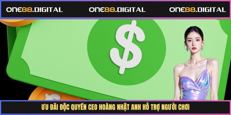 Ưu đãi độc quyền CEO Hoàng Nhật Anh hỗ trợ người chơi